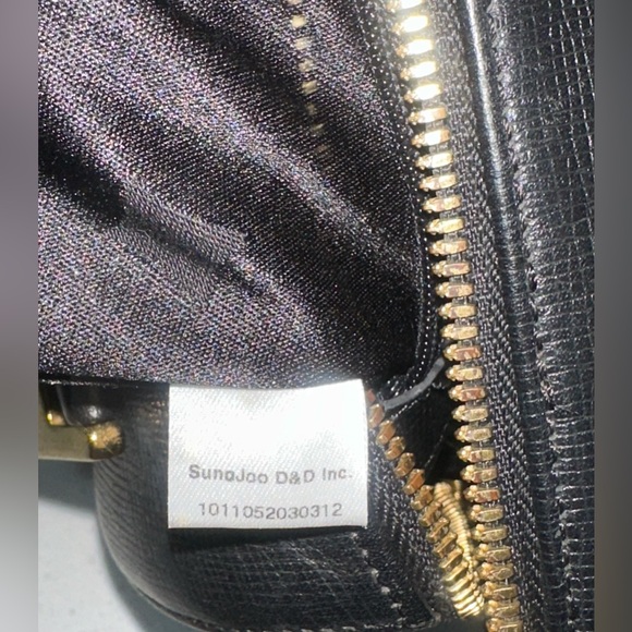 MCM Mini Black Leather Boston Bag - Picture 9 of 10